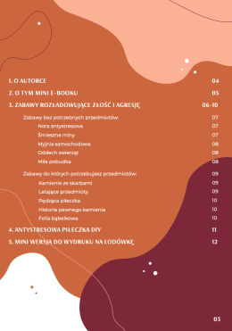 Mini e-book z wielkimi zabawami rozładowującymi złość i agresję